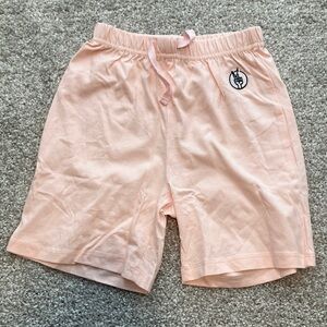 Kid Nation Peach Shorts XS (4) Casual Elastic Waist Drawstring‎ Graphic
